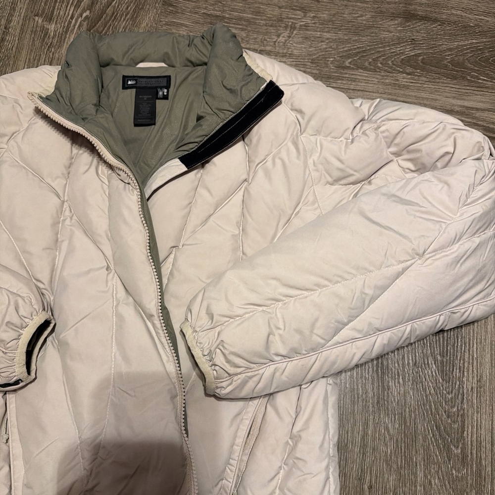 Women's REI Goose Down Puffer Coat - Picture 6 of 8